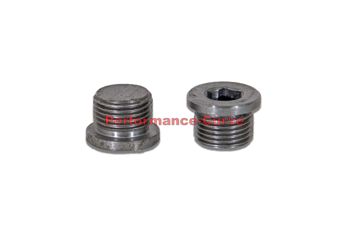 Arrow Exhaust O2 Sensor Plug Universal O2 Oxygen Sensor Port Plug Custom Exhaust (Pair) 1/2