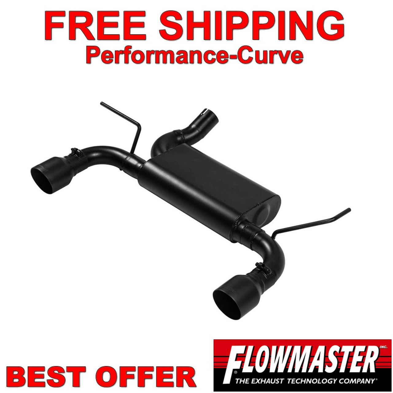 Flowmaster Force II Exhaust System fits 12-18 Jeep Wrangler JK 3.6 - 817790