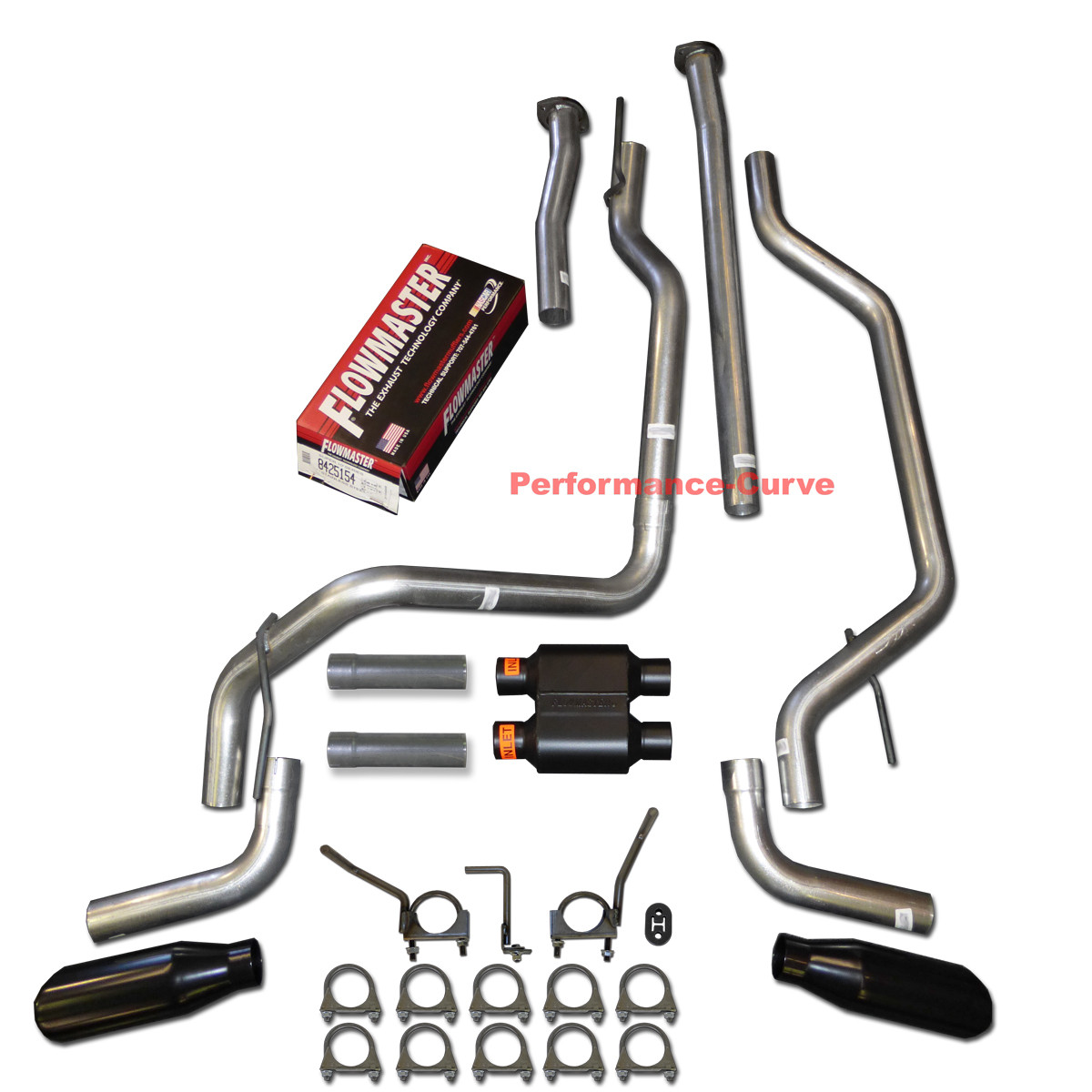 Performance Dual Exhaust Flowmaster Super 10 Muffler Fits 09 - 21