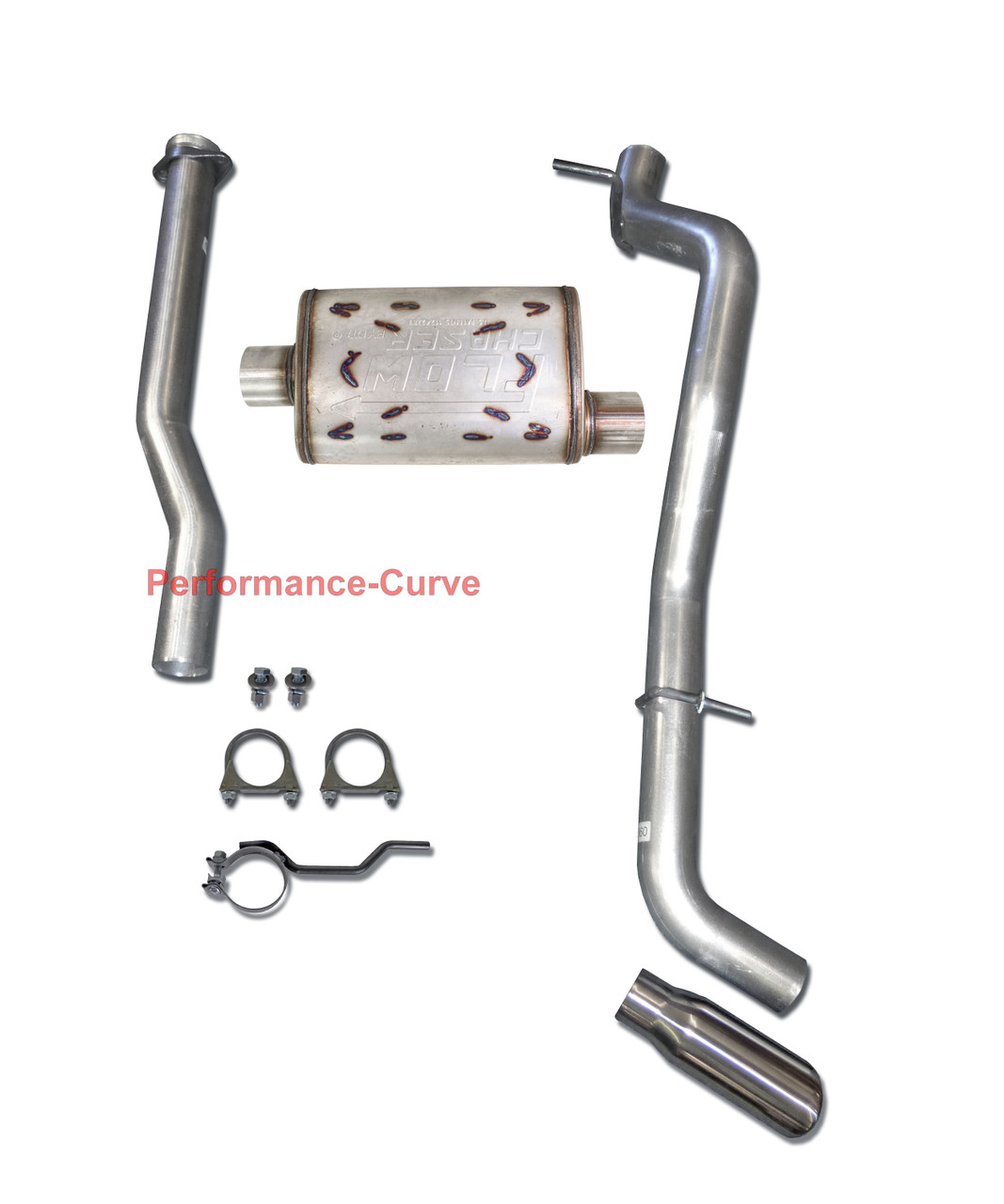 Unleash The Growl: Performance Curve Cat-Back Exhaust Kit For 2004-2012 Chevy Colorado / GMC Canyon W/ MagnaFlow Muffler