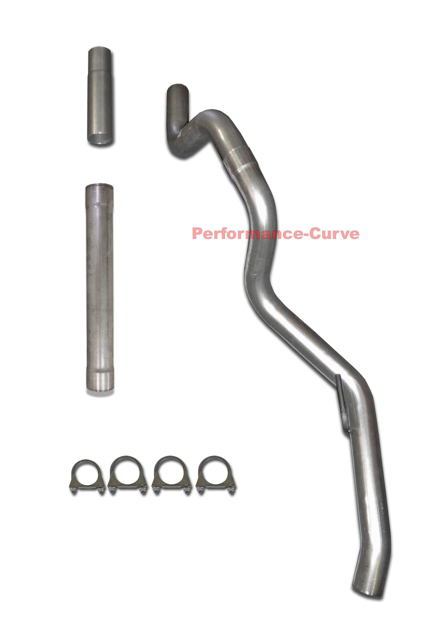 93 97 Jeep Grand Cherokee ZJ Cat Back Exhaust System Straight Pipes