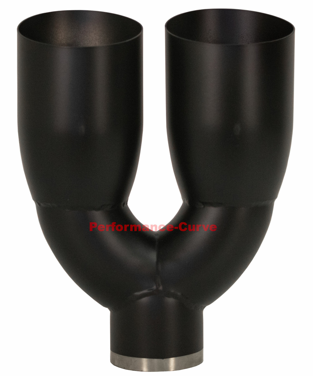 Black Exhaust Tip SS Single Wall 2.5