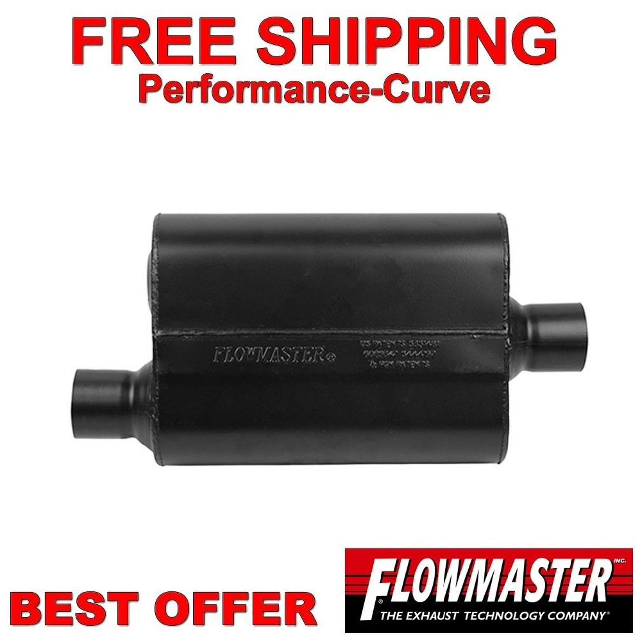 Flowmaster Delta Flow 40 Series Muffler 409 Stainless O/C 2.5 842541