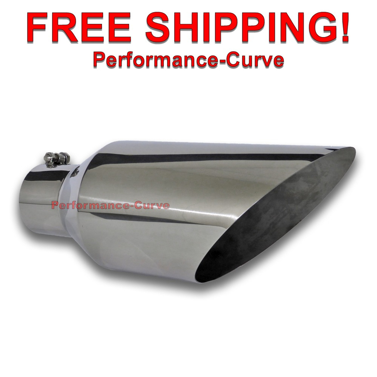 Diesel Stainless Steel Bolt On Exhaust Tip - 4