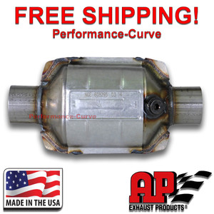 2.25" AP Exhaust Catalytic Converter True OBDII - 608295 - Federal Emissions
