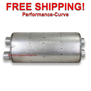 Heavy Duty Truck Muffler Dual 3" / Dual 3"  - FLO-PRO 2505 GM HD 6.0L \ 8.1L