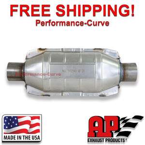 2.25" Catalytic Converter High Flow Exhaust Standard Load Pre-OBDII Federal 602545