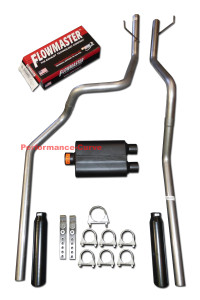 Mandrel Bent Dual Exhaust w/ Flowmaster Fits 03-05 Dodge Ram Hemi 5.7 Mandrel Bent Dual Exhaust w/ Flowmaster Fits 03-05 Dodge Ram Hemi 5.7