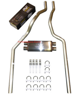 01-06 Chevrolet GMC Truck 6.0L / 8.1L Mandrel Dual Exhaust W/ Magnaflow