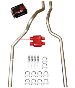 01-06 Chevrolet GMC Truck 6.0L / 8.1L Mandrel Dual Exhaust Cherry Bomb Extreme