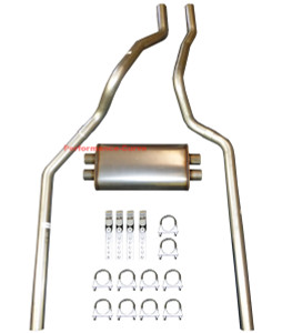 01-06 Chevrolet GMC Truck 6.0L / 8.1L Mandrel Dual Exhaust w/ 22" Max Flow