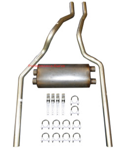 01-06 Chevrolet GMC Truck 6.0L / 8.1L Mandrel Dual Exhaust Large Body Xlerator