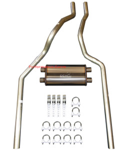 01-06 Chevrolet GMC Truck 6.0L / 8.1L Mandrel Dual Exhaust w/ 22" MagnaFlow