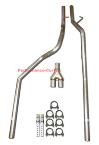 Performance Dual Exhaust Mandrel Bent w/ Y Pipe Fits 94-01 Dodge Ram 3.9 5.2 5.9