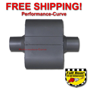 Single Chamber Performance Exhaust Race Muffler FULL BOAR C/C - 2.5"  FB426