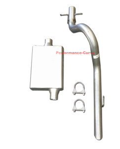 91 - 96 Jeep Wrangler Performance Exhaust System w/ Cherry Bomb Vortex Muffler 91 - 96 Jeep Wrangler Performance Exhaust System w/ Cherry Bomb Vortex Muffler