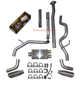 09-14 Ford F150 4.6 5.0 5.4 Catback Dual Exhaust Side Exit - 14" MagnaFlow - Side Exit Polished Tips