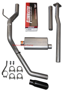 3" Cat-back Exhaust Fits 09-14 Ford F150 4.6 5.0 5.4 w/ Flowmaster 50 Delta Flow - Black Tip