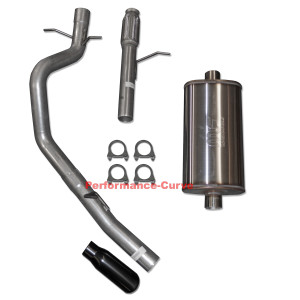 09-14 Chevrolet Tahoe GMC Yukon Single Exhaust Cat-Back w/ MagnaFlow Muffler - Black Tip