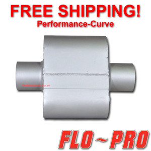 Single Chamber Performance Exhaust Race Muffler FLO-PRO Super V - 3" - V430109
