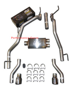 Performance Cat-Back Dual Exhaust - 09-22 Dodge RAM 5.7 - 14" MagnaFlow Muffler - Polished Tips