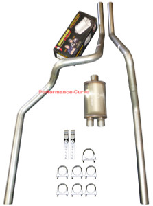 06-08 Dodge Ram Mandrel Bent Performance Dual Exhaust w/ Magnaflow Muffler