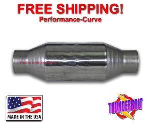 2.25" Thunderbolt Exhaust Catalytic Converter OBDII Heavy Load Late Models - 435225