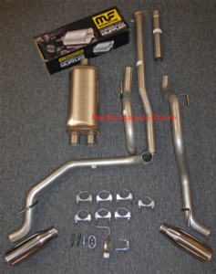 13 - 15 Toyota Tacoma Cat-back Dual Exhaust Side Exit - w/ MagnaFlow 18" Body - Polished Tips