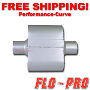 Single Chamber Performance Exhaust Race Muffler FLO-PRO 2.5" / 2.5"  - V425109