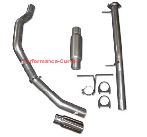 11-19 GM Silverado Sierra 2500 3500 6.0 CC-SB 3.5" Exhaust Kit - Flo Pro Twister - Polished Tip