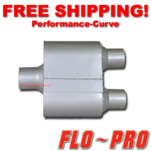 Single Chamber Performance Exhaust Race Muffler FLO-PRO 2.5" / 2.25"  - V425122