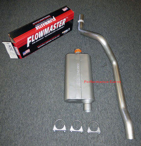 84 - 01 Jeep Cherokee Exhaust w/ Flowmaster 50 Deltaflow Muffler