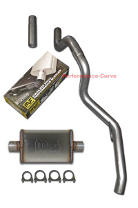 93 - 97 Jeep Grand Cherokee ZJ Cat Back Exhaust System w/ MagnaFlow Muffler