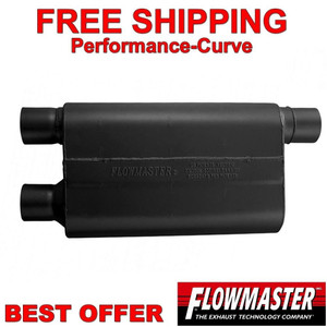 Flowmaster 80 Series Camaro Muffler Stainless Steel - 2.5 / 2.5 S/D - 842583