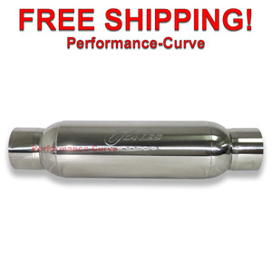 Jones Exhaust Turbine Muffler  - 304 Stainless Steel - 5" In \ 29" Long - Diesel