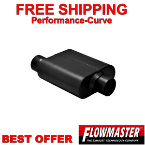 Flowmaster 10 Series Delta Force Race One Chamber Muffler SS 3" O/C - 8430119