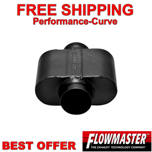 Flowmaster Delta Force Race Muffler One Chamber 409 Stainless 3.5" - 8435109