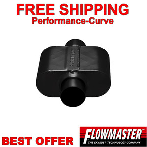 Flowmaster 10 Series Delta Force 1 Chamber Race Muffler 409 Stainless 3" 8430109