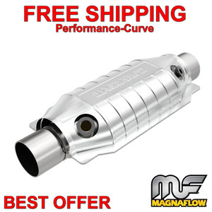 MagnaFlow Exhaust 2.5" Heavy Loaded Catalytic Converter Dual O2 OBDII 99066HM