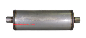2.5" - 5x8 - 24" Body -  Thunderbolt Stainless Steel Performance Muffler