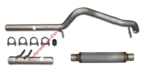 07 - 17 Jeep Wrangler JK CatBack Performance Exhaust System w/ MaxFlow Muffler