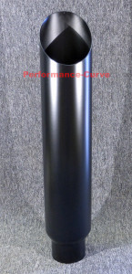 Diesel Ford Chevy Dodge Black Powdercoat Mitre Stack 5" - 7" - 36" Long