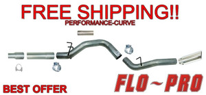 08-10 Ford Powerstroke F250 F350 Exhaust System DPF Back Flo-Pro 630