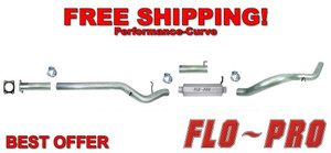 4" Stainless Exhaust Cat Back Flo-Pro SS823 fits 01-05 Chevrolet GMC Duramax