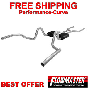 Flowmaster American Thunder Exhaust Header Back fits 68 - 72 GM A Body - 817409