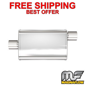 MagnaFlow XL - 3 Chamber Stainless Steel Turbo Muffler - 3" C/O -13219 MagnaFlow XL - 3 Chamber Stainless Steel Turbo Muffler - 3" C/O -13219