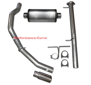 3.5" Exhaust Kit - Flow FX - Fits 11-19 Silverado Sierra 2500 3500 6.0 CC-SB