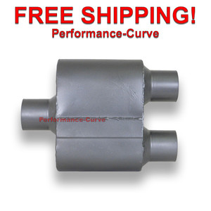 Single Chamber Performance Race Muffler 2.5" / Dual 2.5" - One Chamber