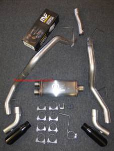 08-13 Ford F250 F350 Catback Dual Exhaust Side Exit - MagnaFlow Muffler - Black Tips