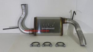 07 - 17 Jeep Wrangler JK Axle Back Exhaust System w/ MagnaFlow Muffler 07 - 17 Jeep Wrangler JK Axle Back Exhaust System w/ MagnaFlow Muffler